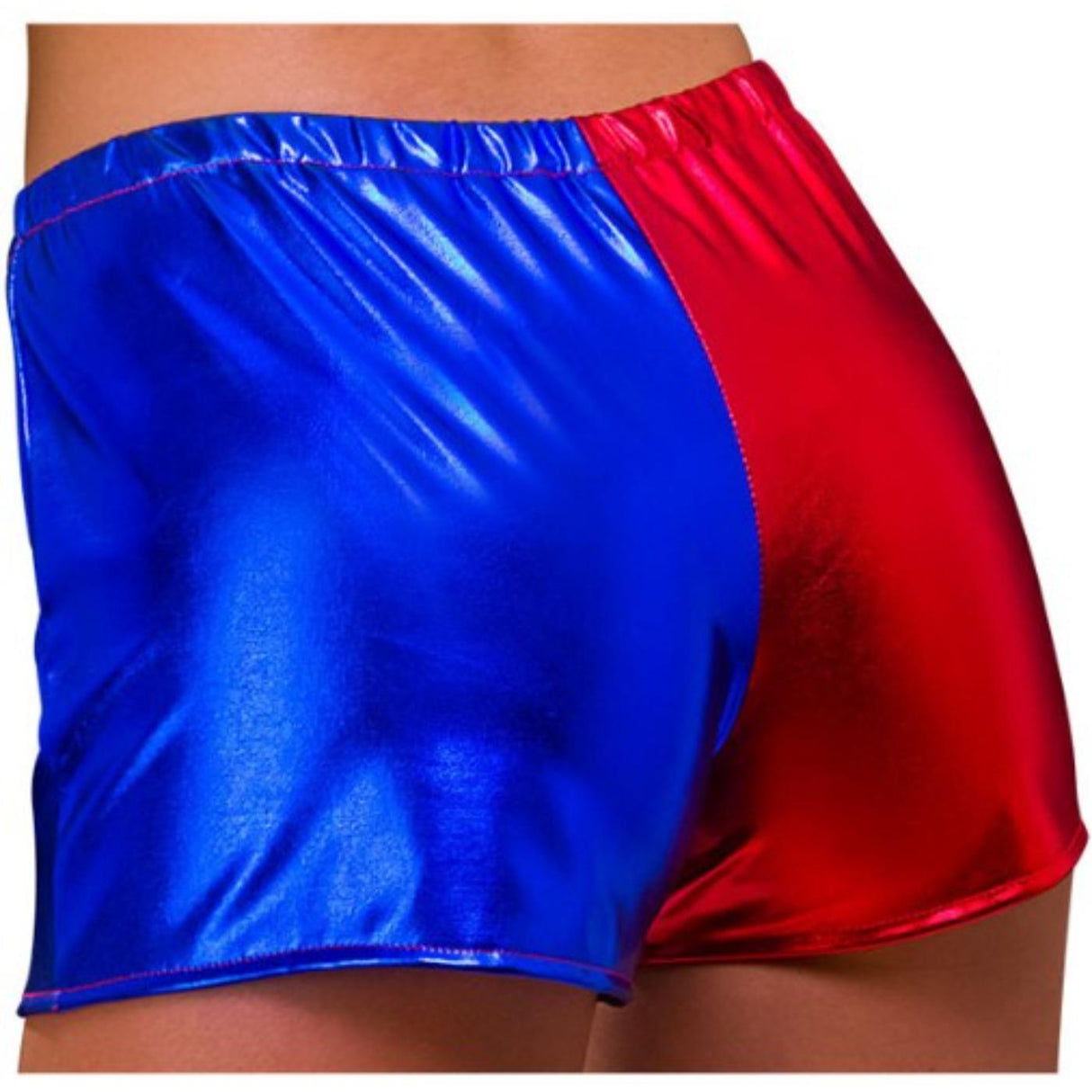 Harley Quinn Shiny Hot Pants - Women