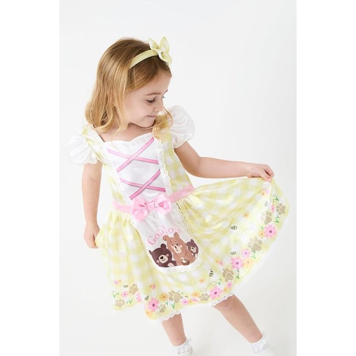 Blues Group - Miss Goldilocks Costume - Girls - Fancy Dress Central