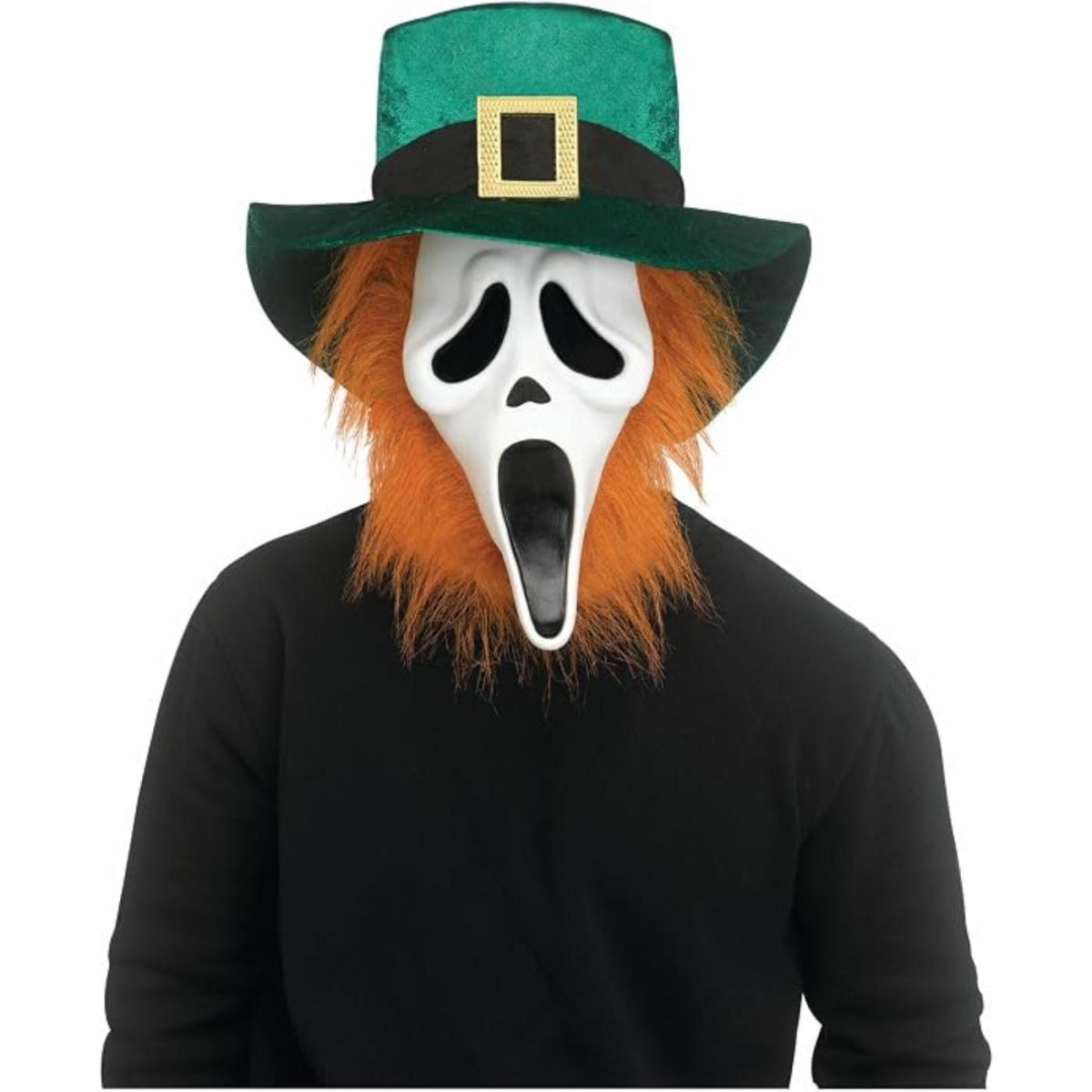 Wicked Costumes - Ghost Face St Patricks Day Mask - Adult - Fancy Dress Central