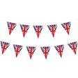 Wicked Costumes - 4m Union Jack Triangular Bunting - Fancy Dress Central