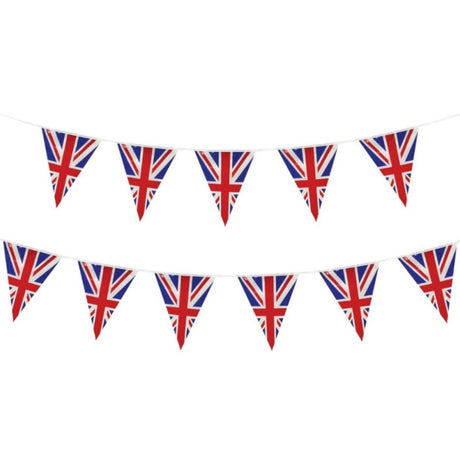 Wicked Costumes - 4m Union Jack Triangular Bunting - Fancy Dress Central