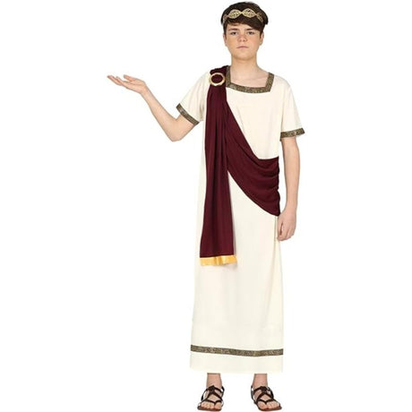 Fiestas Guirca - Roman Emperor Costume - Boys - Fancy Dress Central