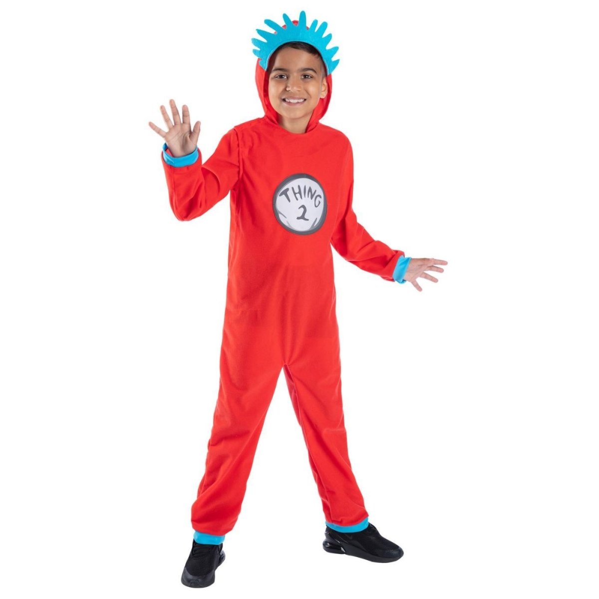Smiffys - Dr Seuss Cat in the Hat Thing 1 & 2 Costume - Child - Fancy Dress Central