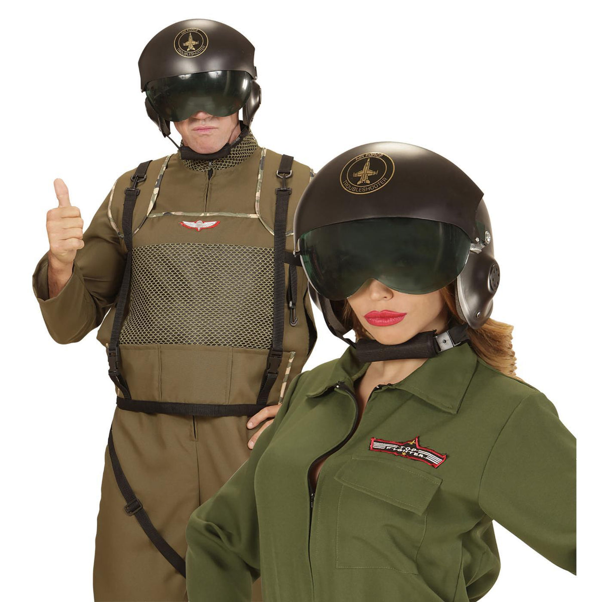 Fighter Jet Pilot Helmet - Adult