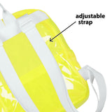 Fancy Dress Central - Clarity Backpack (Neon Yellow) - Adult - Fancy Dress Central