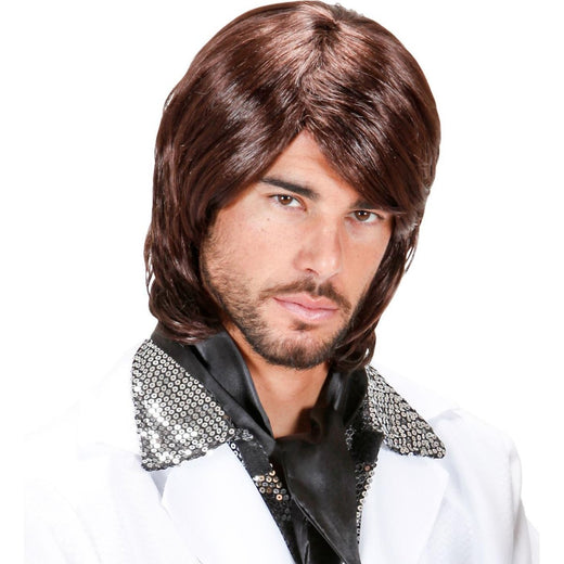 Widmann - 70s Pop Star Wig - Men - Fancy Dress Central