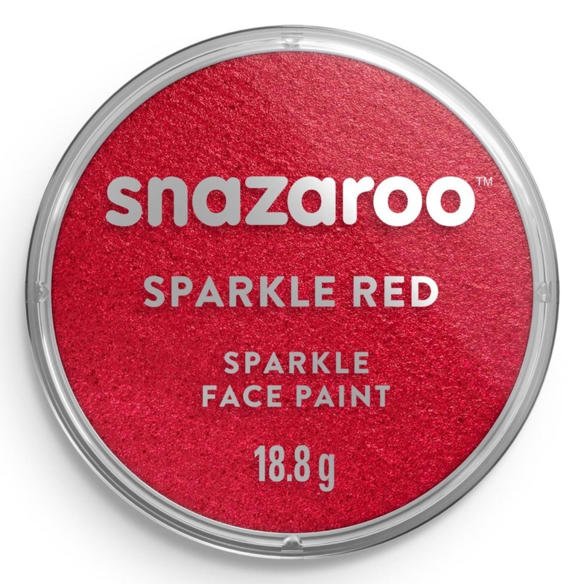 Snazaroo - Sparkle Face Paint (18ml) - Red - Fancy Dress Central