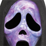 Ghost Face Marble Mask (Purple) - Adult