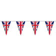 Boland - 10m Union Jack Triangular Bunting - Fancy Dress Central