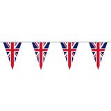 Boland - 10m Union Jack Triangular Bunting - Fancy Dress Central