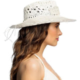 Boland - Summer Bride Cowboy Hat - Women - Fancy Dress Central