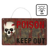 Poison Keep Out Warning Sign - Party Decoration