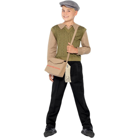 Smiffys - Evacuee Kit - Boys - Fancy Dress Central