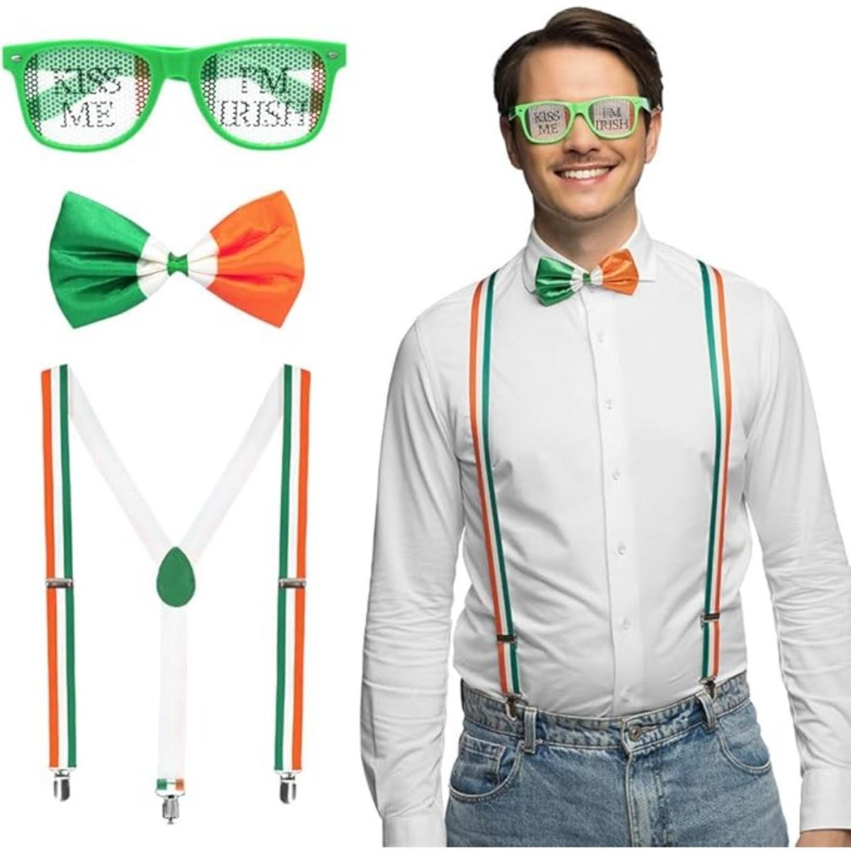Boland - St Patrick’s Day Accessory Set - Adult - Fancy Dress Central