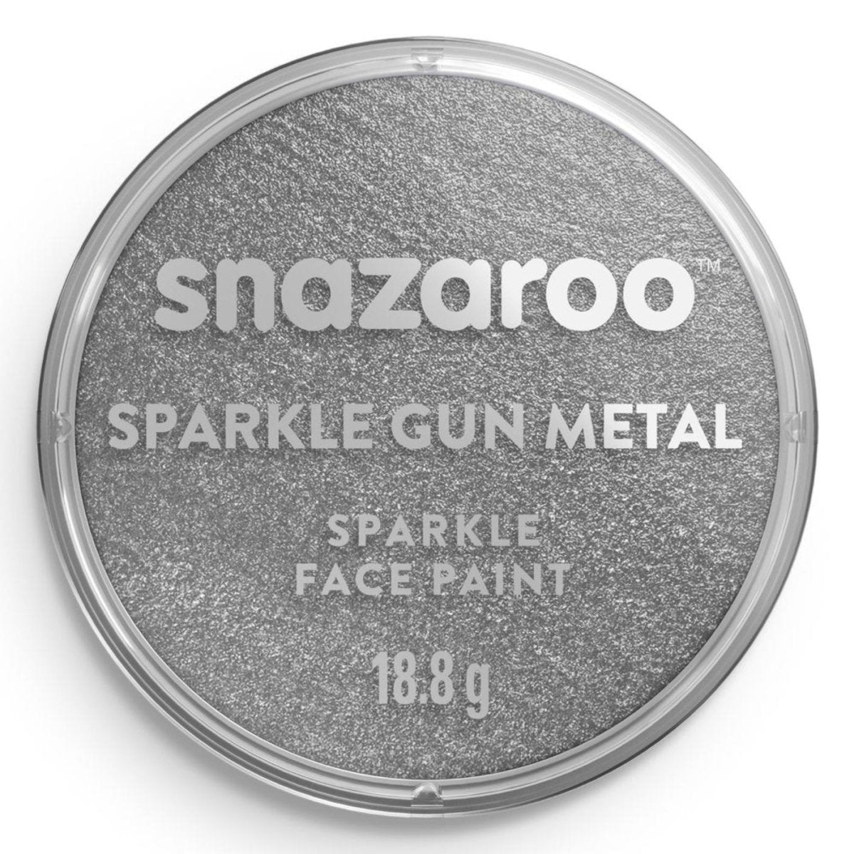 Snazaroo - Sparkle Face Paint (18ml) - Gun Metal Grey - Fancy Dress Central