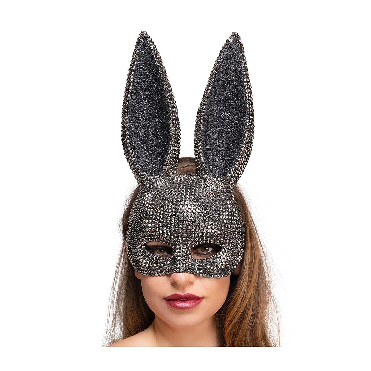 Wicked Costumes - Rhinestone Bunny Mask - Adult