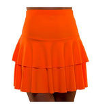 Wicked Costumes - 80s Ra Ra Skirt (Neon Orange) - Women - Fancy Dress Central