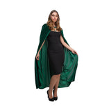 Hooded Velvet Cloak (Green) - Adult