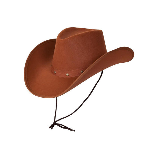 Wicked Costumes Ltd - Texan Cowboy Hat (Light Brown) - Adult - Fancy Dress Central