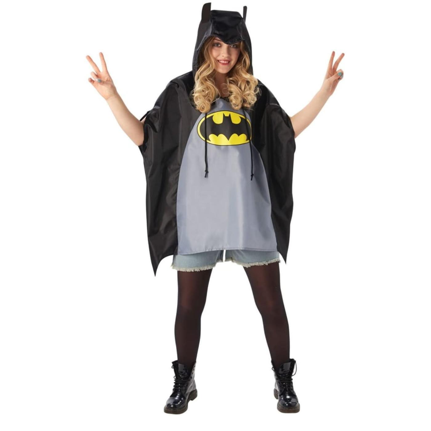 Rubies - DC Comics Superhero Poncho - Adult
