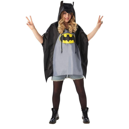 Rubies - DC Comics Superhero Poncho - Adult