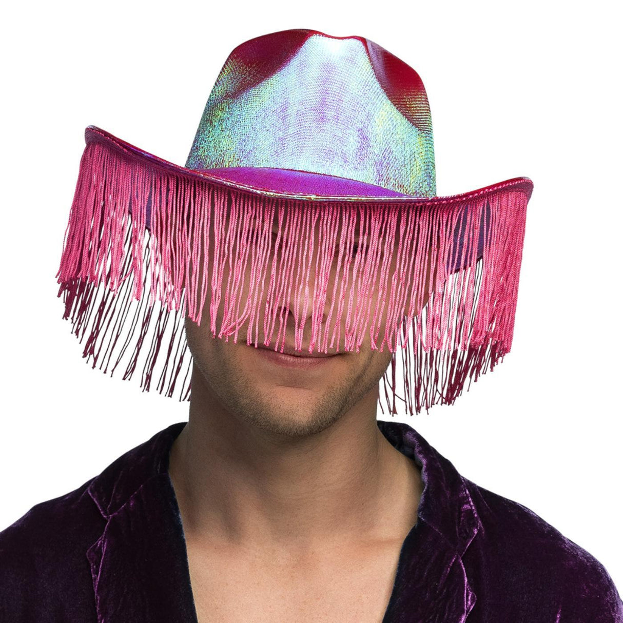 Fabulous Cowboy Hat (Magenta) - Adult