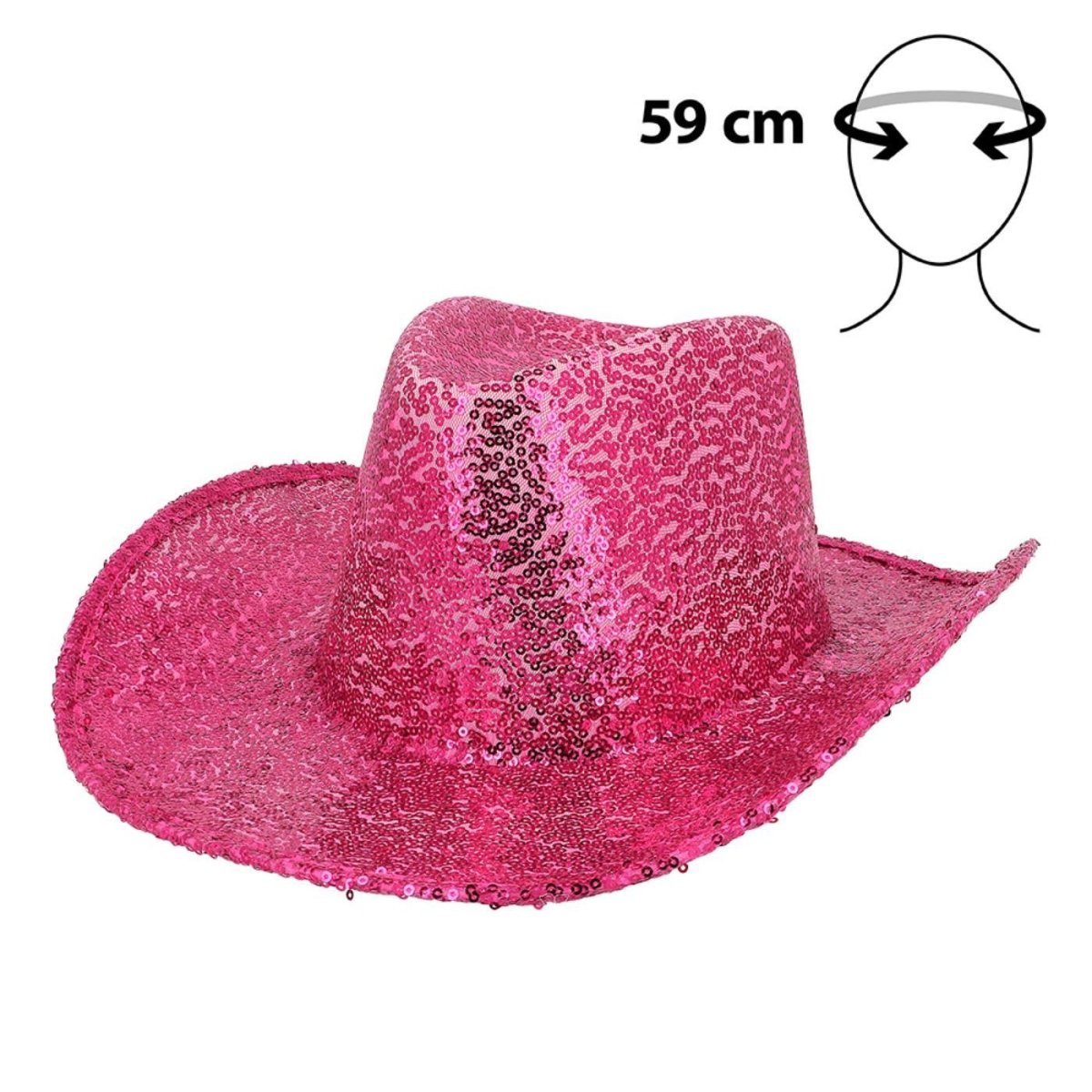 Fancy Dress Central - Rodeo Party Cowboy Hat (Pink) - Adult - Fancy Dress Central