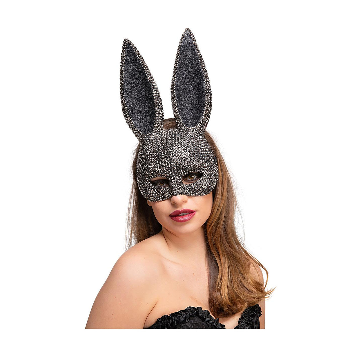 Wicked Costumes - Rhinestone Bunny Mask - Adult
