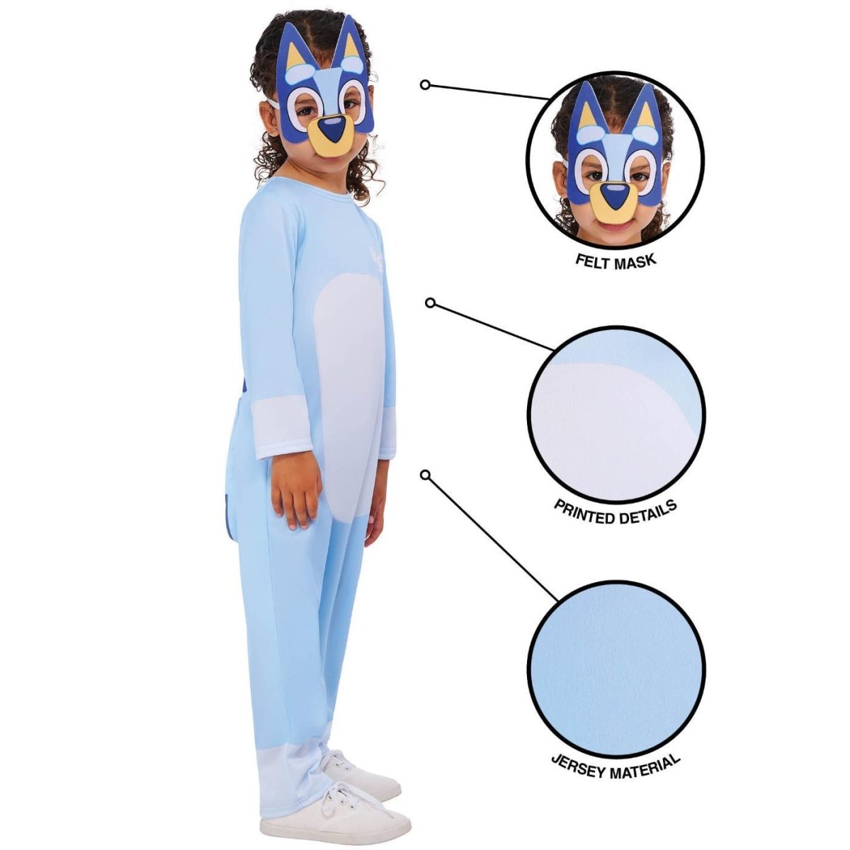 Rubies - Bluey Classic Costume - Child - Fancy Dress Central