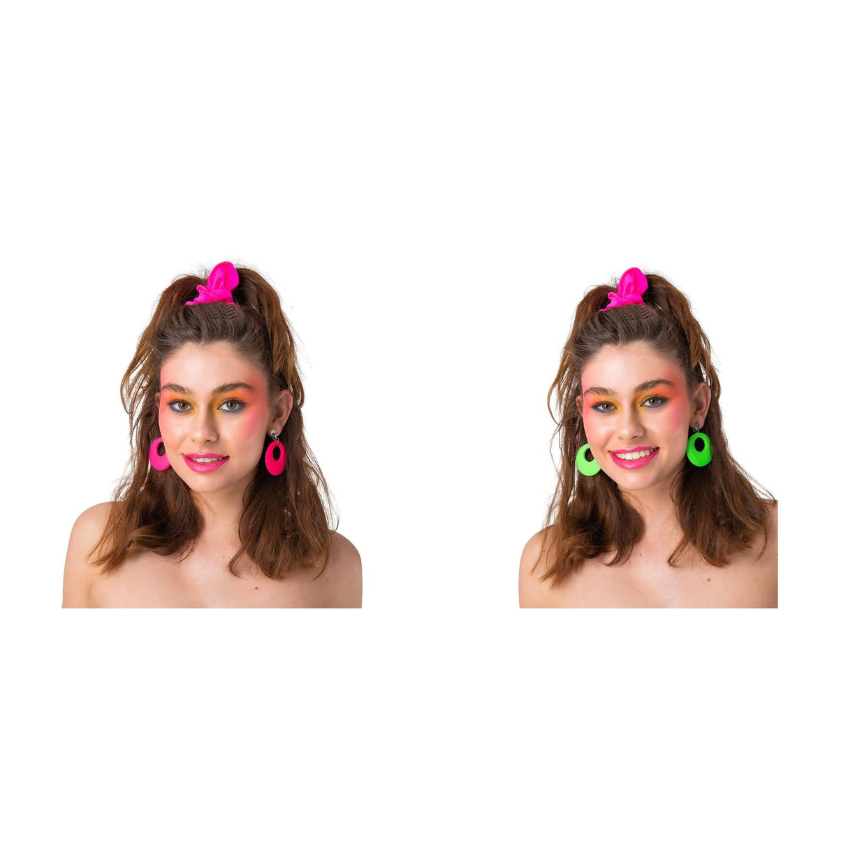 80s Disc Earrings - Adult