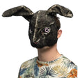 Boland - Black Rabbit Plush Half Mask - Adult - Fancy Dress Central