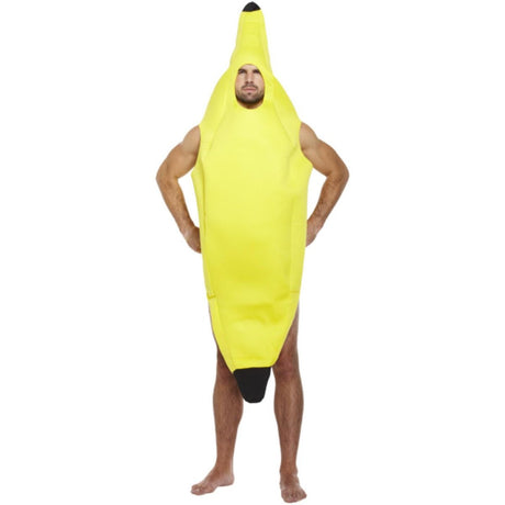 Henbrandt - Banana Costume - Adult - Fancy Dress Central