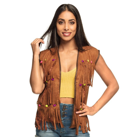 Boland - Hippie Vest - Women - Fancy Dress Central