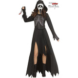 Skele- Stone Ghost Face Costume - Women