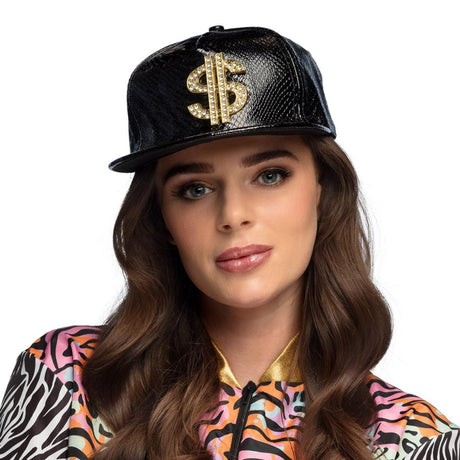 Boland - Money Maker Cap (Black) - Adult - Fancy Dress Central