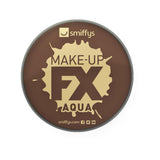 Smiffys - Make-Up FX Face and Body Paint - Dark Brown - Fancy Dress Central