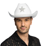 Fancy Dress Central - Taylor Cowboy Hat (White) - Adult - Fancy Dress Central