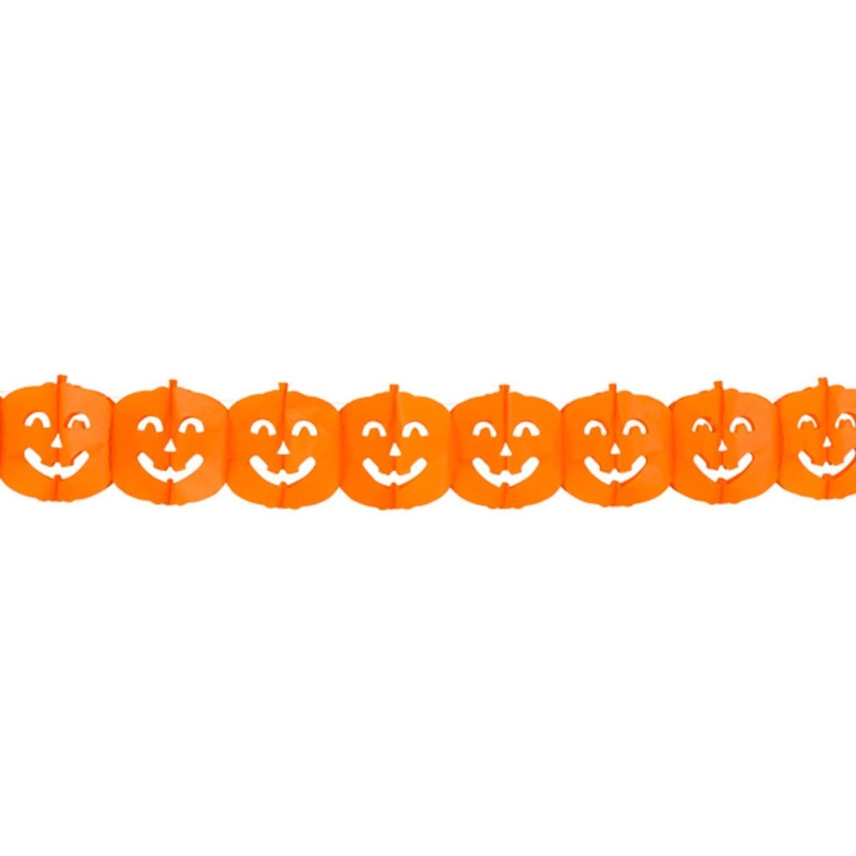 Boland - Pumpkin Halloween Garland - Fancy Dress Central