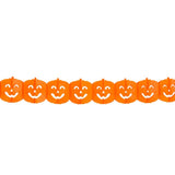 Boland - Pumpkin Halloween Garland - Fancy Dress Central