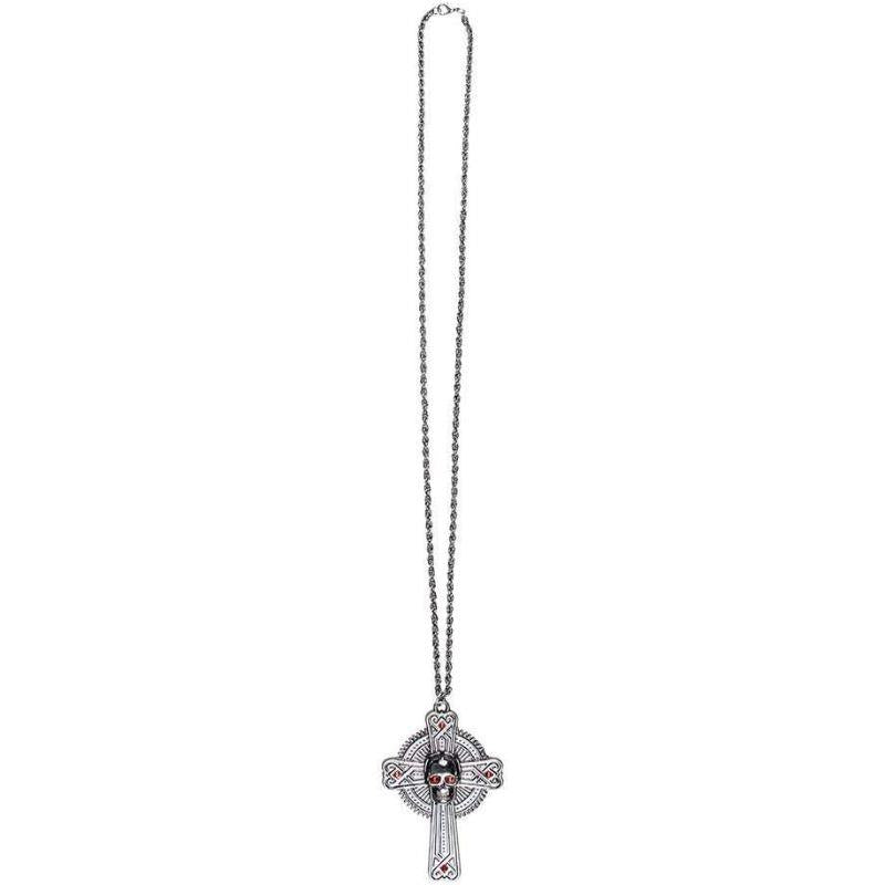Skull Cross Necklace - Adult