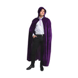 Hooded Velvet Cloak (Purple) - Adult