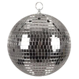 Boland - Disco Ball 20cm (Silver) - Party Decoration - Fancy Dress Central