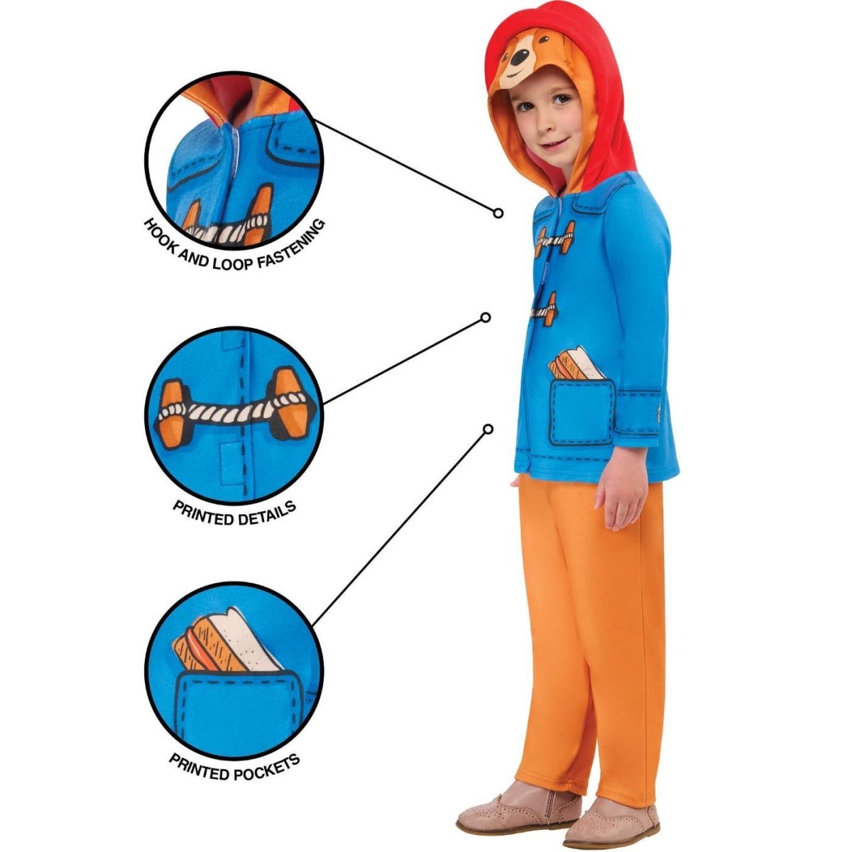 Rubies - Paddington Bear Costume - Child - Fancy Dress Central