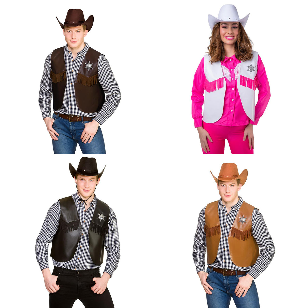 Cowboy Waistcoat - Adult