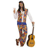 Widmann - Hippie Man Costume - Men - Fancy Dress Central