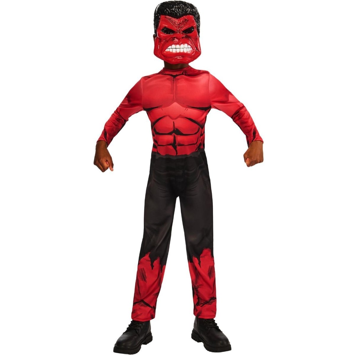 Rubies - Red Hulk Classic Costume - Boys - Fancy Dress Central
