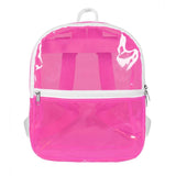 Fancy Dress Central - Clarity Backpack (Neon Pink) - Adult - Fancy Dress Central