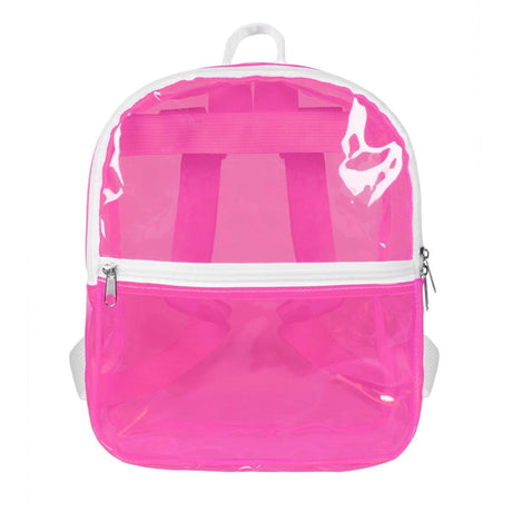 Fancy Dress Central - Clarity Backpack (Neon Pink) - Adult - Fancy Dress Central
