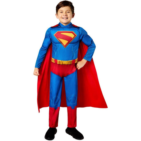 Rubies - Superman Deluxe Costume - Boys - Fancy Dress Central