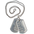 Wicked Costumes Ltd - Army I.D Dog Tags - Adult - Fancy Dress Central